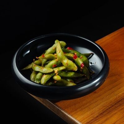 Эдамаме спайси в Buba Sushi по цене 420 ₽