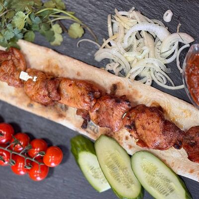 Шашлык из курицы в Ламаджо по цене 450 ₽