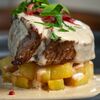 Филе-миньон с картофелем, перечным соусом и маринованным луком в Masters & Margaritas по цене 1390