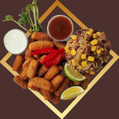 Сет Чуррос с рваной свининой в Churreria Comida Mexicana по цене 25 р.