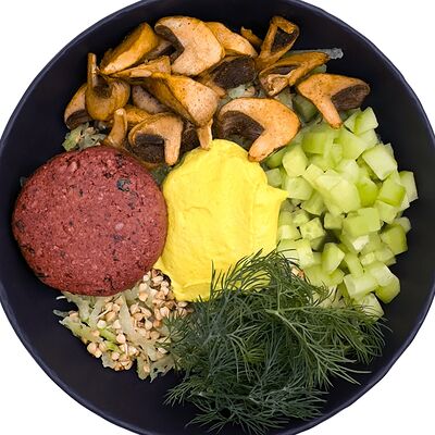 Боул с дайконом и гречневыми проростками в BunnyMoon по цене 720 ₽