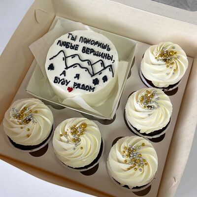 Бенто и 5 капкейков Горы в Амрита по цене 3300 ₽