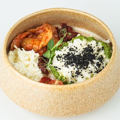 Боул с креветками и страчателлой в Неспешник по цене 1050 ₽