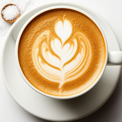 Латте Соленая сгущенка в Пончик по цене 360 ₽