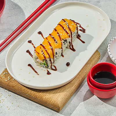 Лонг ролл с креветкой и сыром в Палки-Скалки по цене 449 ₽