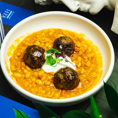 Кефтедес с белой фасолью в KEFI greek kitchen по цене 950 ₽