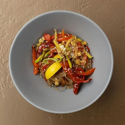 Фунчоза с овощами и соусом терияки в ТОКИО-CITY по цене 480 ₽