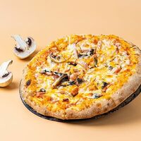 Пицца с ветчиной и грибами в Cheddar Pizza