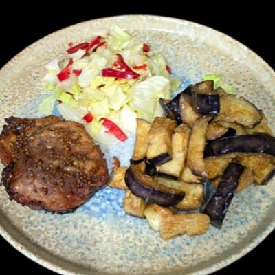 Свинина в горчичном соусе с овощами гриль в Неаполь по цене 33 р.