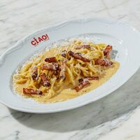 Римская Карбонара с панчеттой dolce в Ciao bistrot&bar