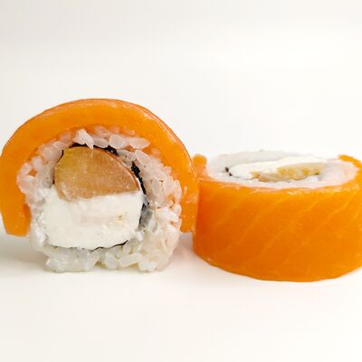 Филадельфия с яблоком в Рис и лосось по цене 819 ₽