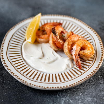 Креветки, обжаренные с чесноком и петрушкой в Culture по цене 790 ₽