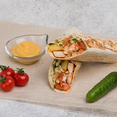 Шаверма Горчичная большая в Шаверма Чёрное&Белое-Шавероуд по цене 509 ₽