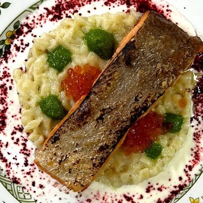 Филе лосося с картофельными ньокками в L'angolo Italiano по цене 58 р.