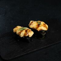 Запеченные суши с угрём в Sushi Yoshitake Omakase