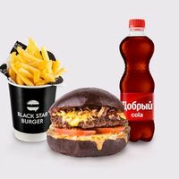 Копченое комбо в Black Star Burger