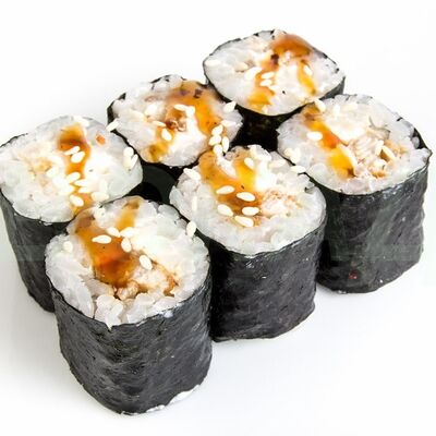 Хосомаки с угрем в MrSushi по цене 449 ₽