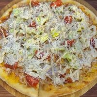 Цезарь с курицейв Rezept