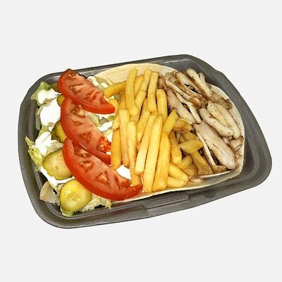 Сет-box с курицей и фри в Ernies Pizza & Burgers & Shawarma по цене 920 ₽