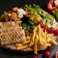 Открытая шаурма со свининой в Шаурmen