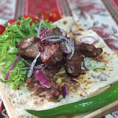 Шашлык из бараньей мякоти в Огонь и дым по цене 820 ₽