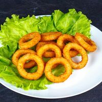 Кольца кальмара и лука в Капибара