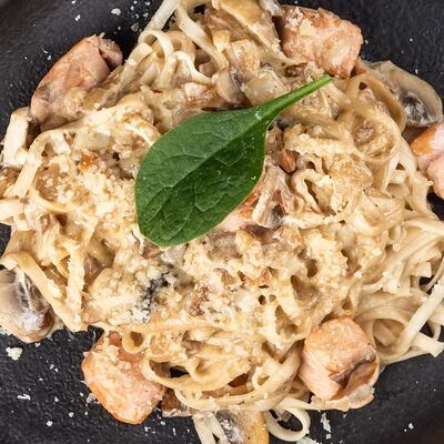 Паста с лососем в Мушу по цене 565