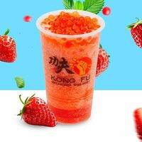 Клубничный чай с шариками в Kongfu