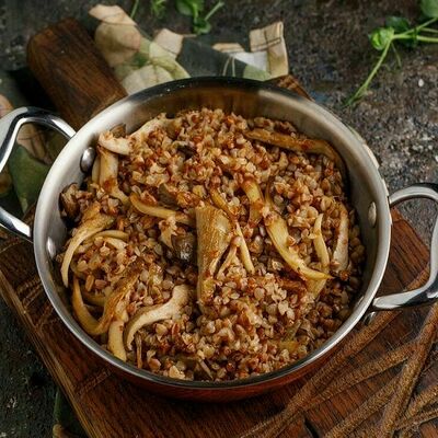 Гречка с грибами в Баклажан в ТЦ 