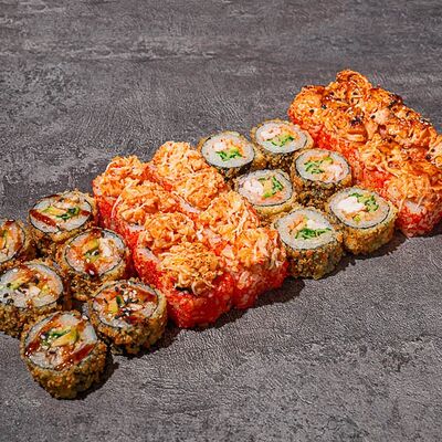 Запеченный сет All Inclusive в Rock & Roll Sushi по цене 2580 ₽