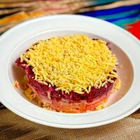 Сельдь под шубой в Чайхана Арафа