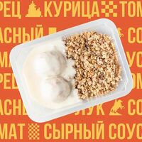 Митболы из курицы с гречей в сливочном соусе в ВЛАВАШЕ