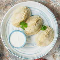 Манты с мясом ягненка в Двор Помидор