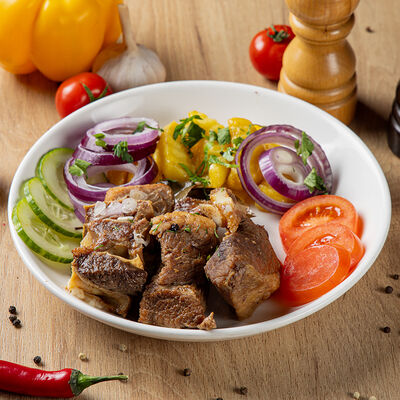 Казан-кебаб с говядиной в Км-халяль по цене 590 ₽