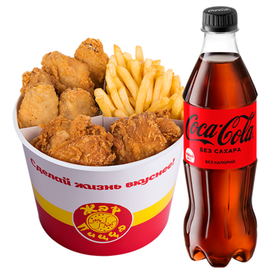 Баскет Нежный и Кока-Кола в Жар Пицца по цене 419
