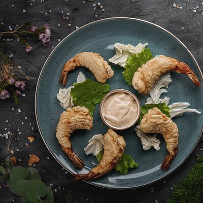 Креветка темпура с соусом спайси в Асгард по цене 924 ₽