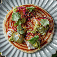 Лепешка с копченым угрем в Narnia