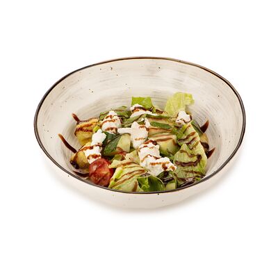 Салат с хрустящим баклажаном в Trattoria по цене 552 ₽