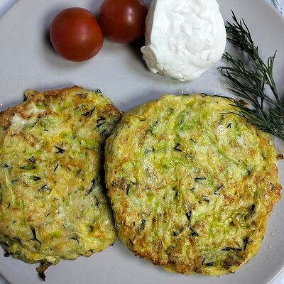 Оладьи из кабачков в Осетринка по цене 400 ₽
