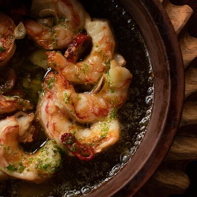 Креветки лангустины пиль-пиль в Padron по цене 1420 ₽