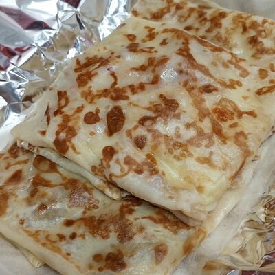 Комбо Блинный с начинками №1 (Цезарь, с брынзой и зеленью, с сыром и яйцом) в СССР по цене 599 ₽