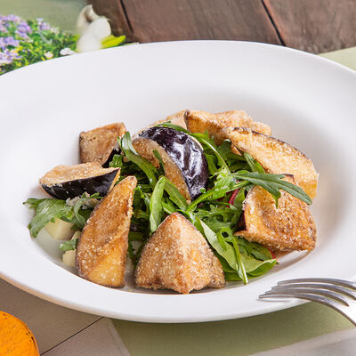 Хрустящие баклажаны в М2 Органик Клуб Патриаршие по цене 920 ₽