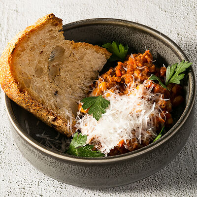 Тартар из мраморной говядины в Гриль-паб ЕрмолаевЪ по цене 635 ₽