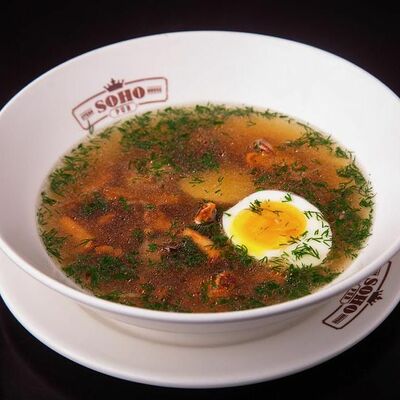 Суп с лисичками в Сохо по цене 350