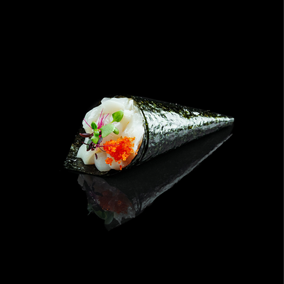 Хенд-ролл Хотатэ Спайси в Koi sushi bar по цене 790 ₽