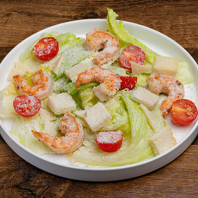 Цезарь с креветками в Morris pizza по цене 770 ₽