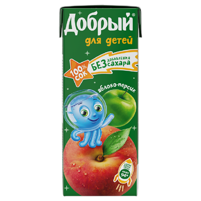 Сок добрый 0,2 яблоко-персик в Жар Пицца по цене 49