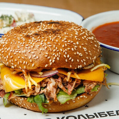 Бургер-ланч Оригинальный в Папины бургеры по цене 709 ₽