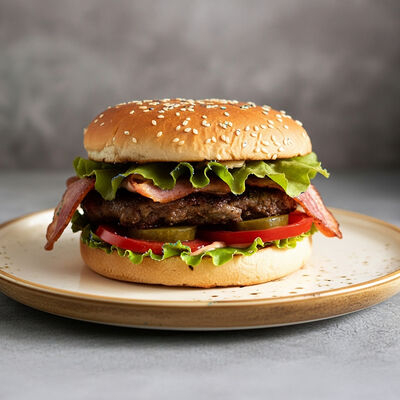 Гамбургер с бекономв SASHIMI по цене 580 ₽