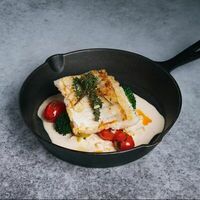 Судак с овощами и горчичным соусом в Гастропаб Дабл Эль